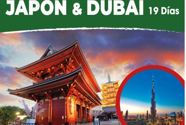 Salida grupal Japon & Dubai - 11 de mayo 26 