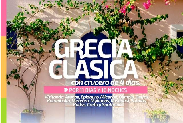 Grecia Clasica con Crucero de 4 dias 