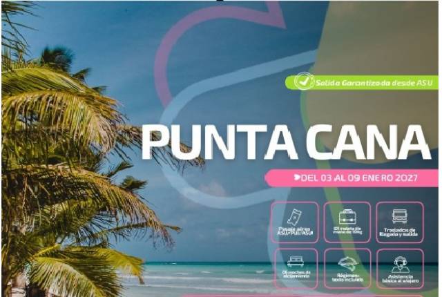 Punta Cana salida desde Asuncion - 03 al 09 enero 27