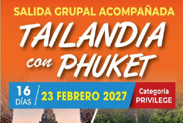 Tailandia con Phuket - febrero 27