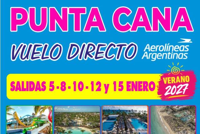 Punta Cana salidas 2027